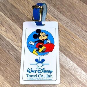 Disney bag Walt Disney Mickey Mouse Travel Luggage Tag w/ Strap great for trip
